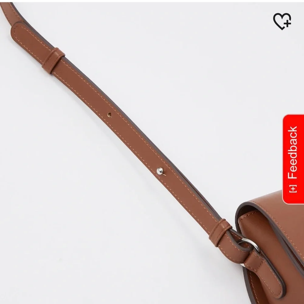 Uniqlo Brown Saddle Crossbody Bag